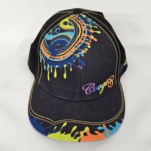 Coogi Hat, Size 8, Black with Colorspash